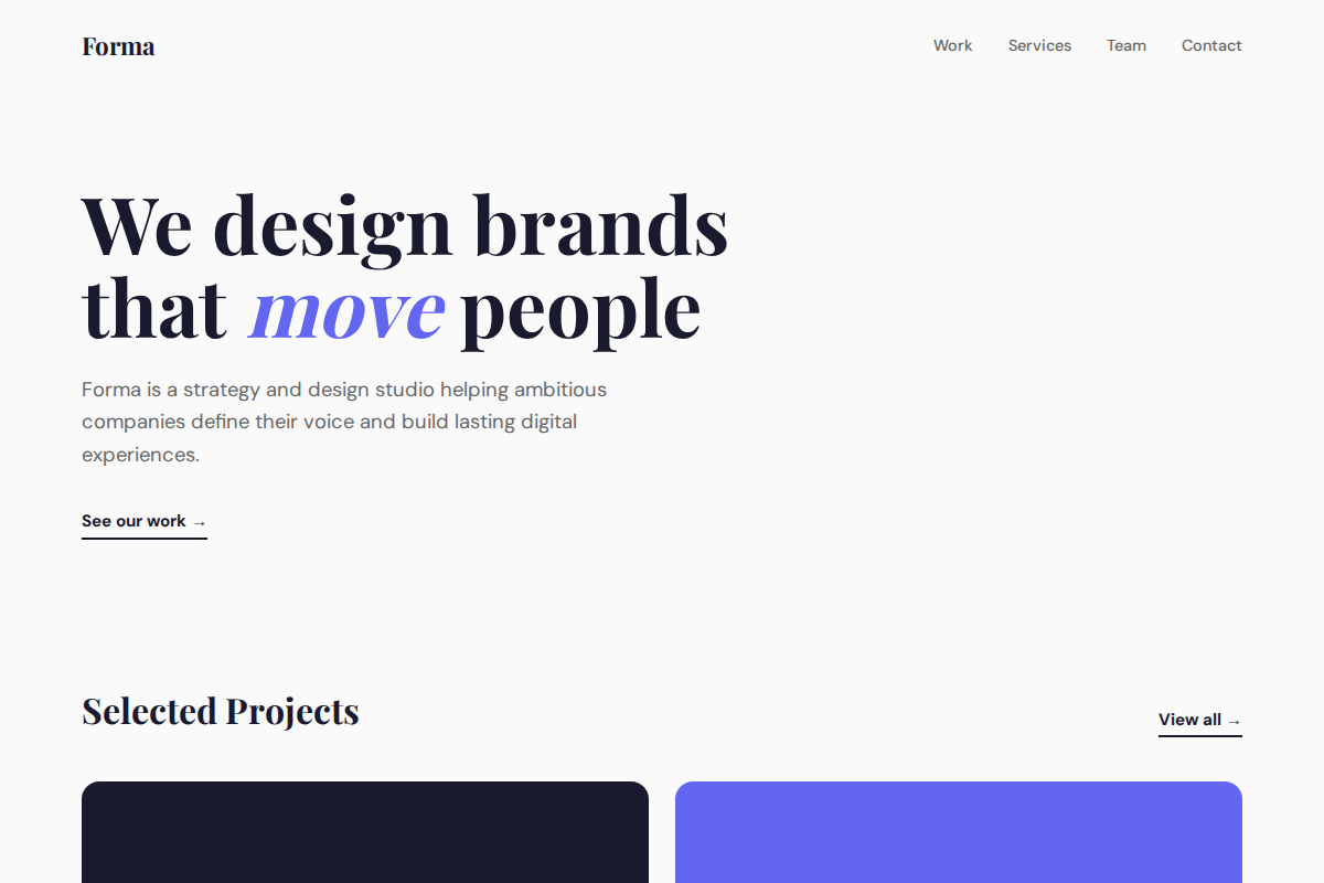 Agency Showcase