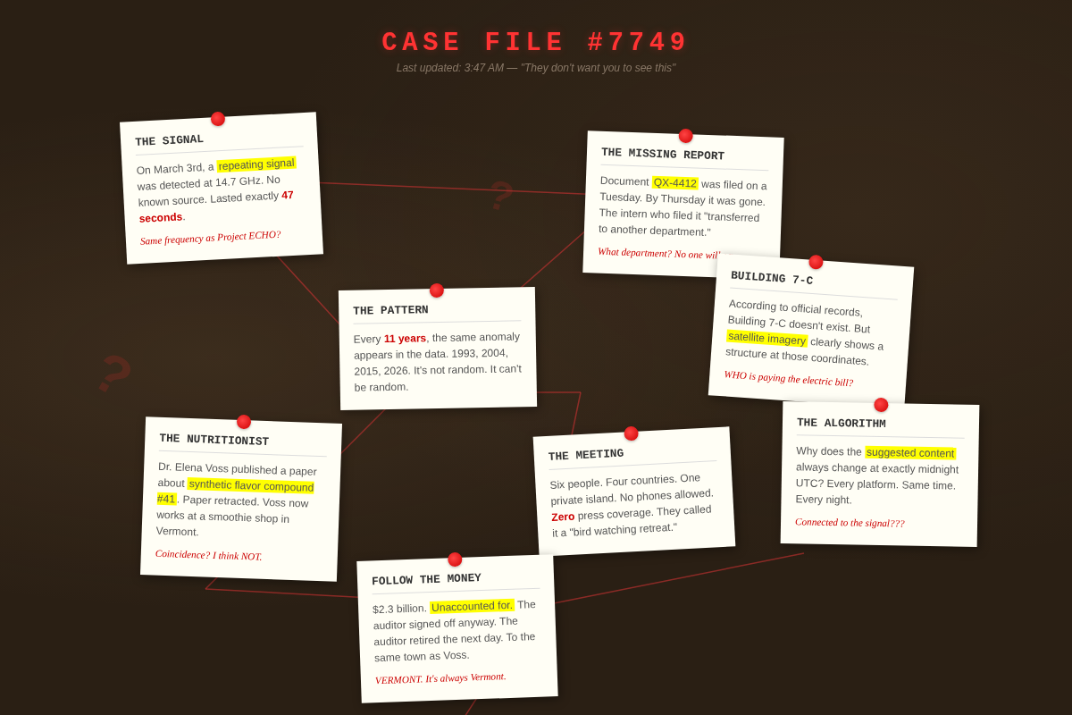 Conspiracy Board