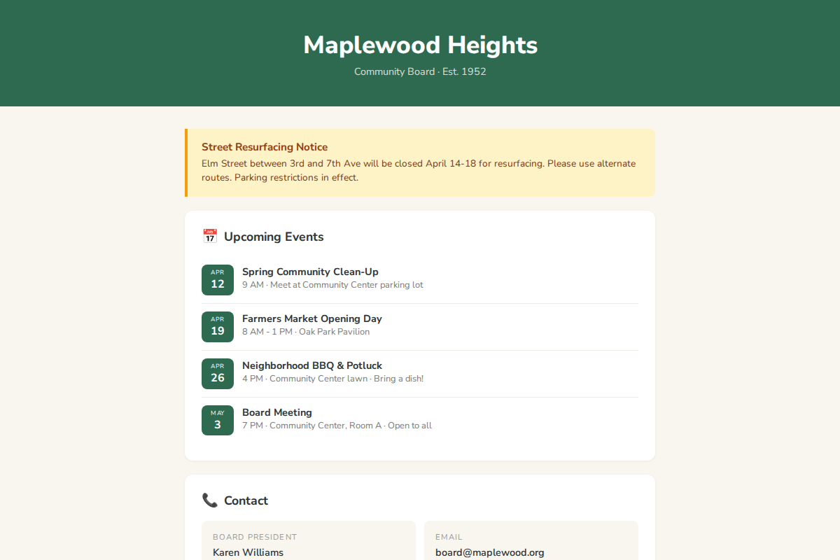 Neighbourhood Group
