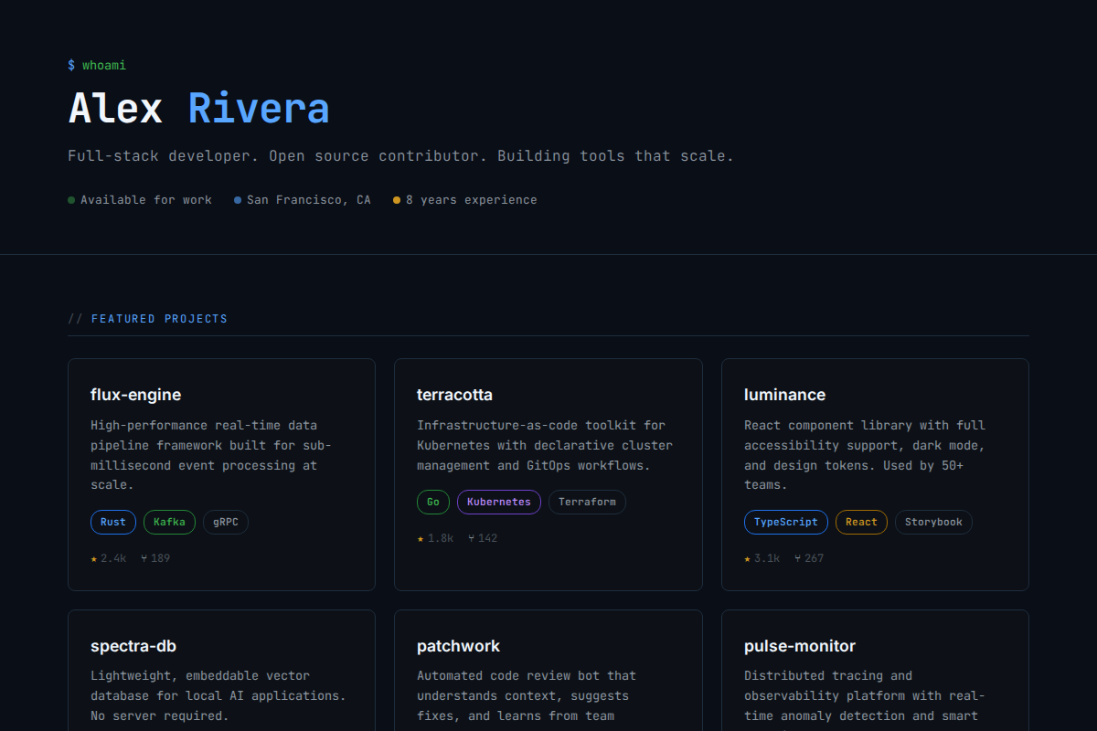 Developer Portfolio