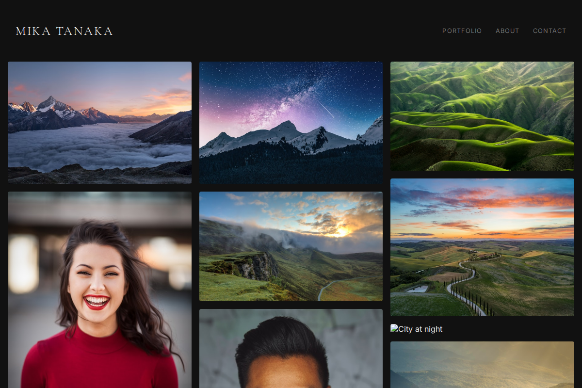 Photographer Portfolio