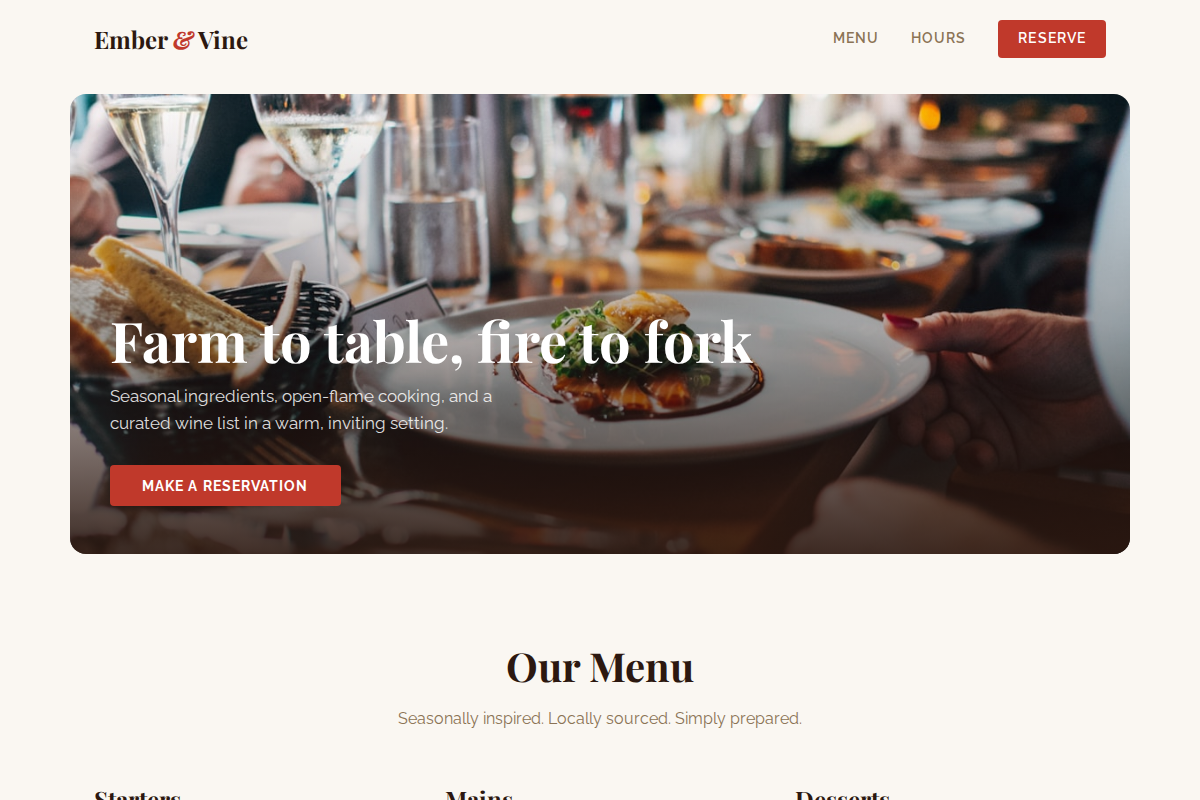 Restaurant / Cafe