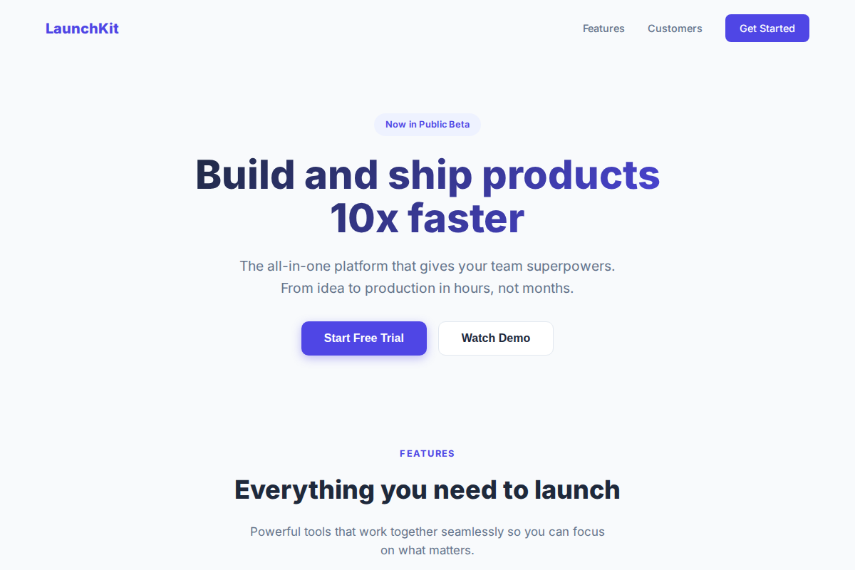 SaaS Product