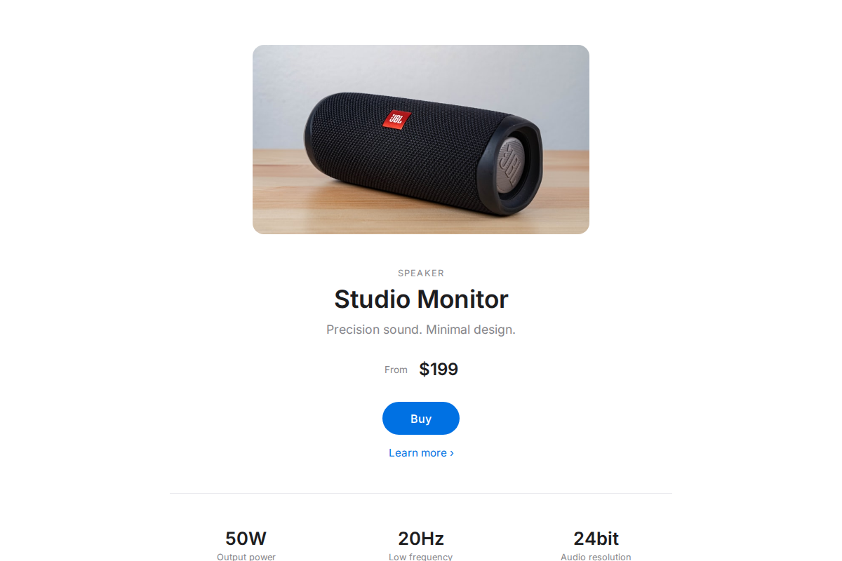 Single Product (Minimal)