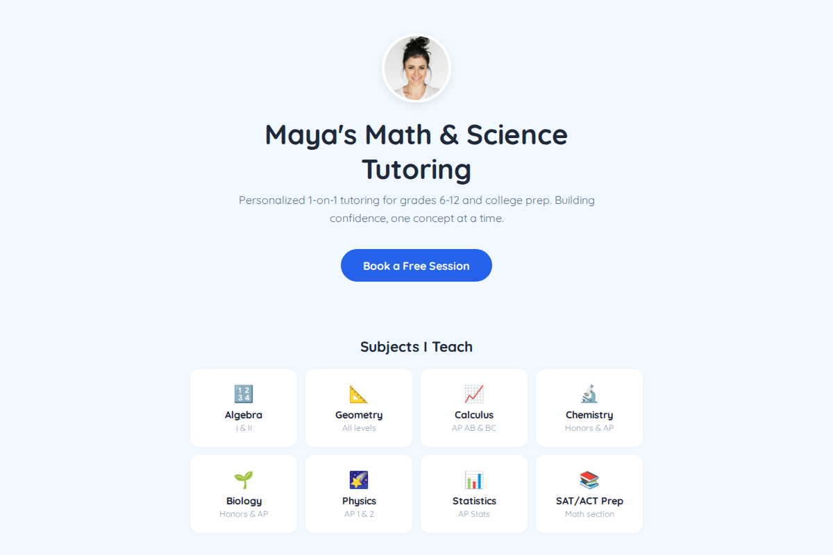 Tutoring Service
